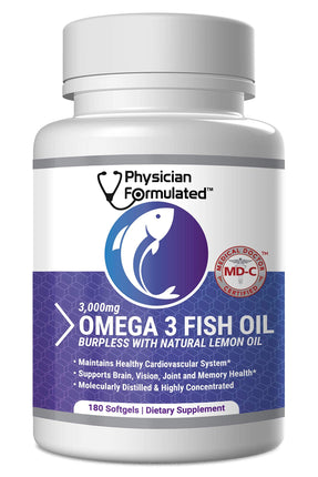 Physician Formulated Fish Oil Omega 3 3000mg per S