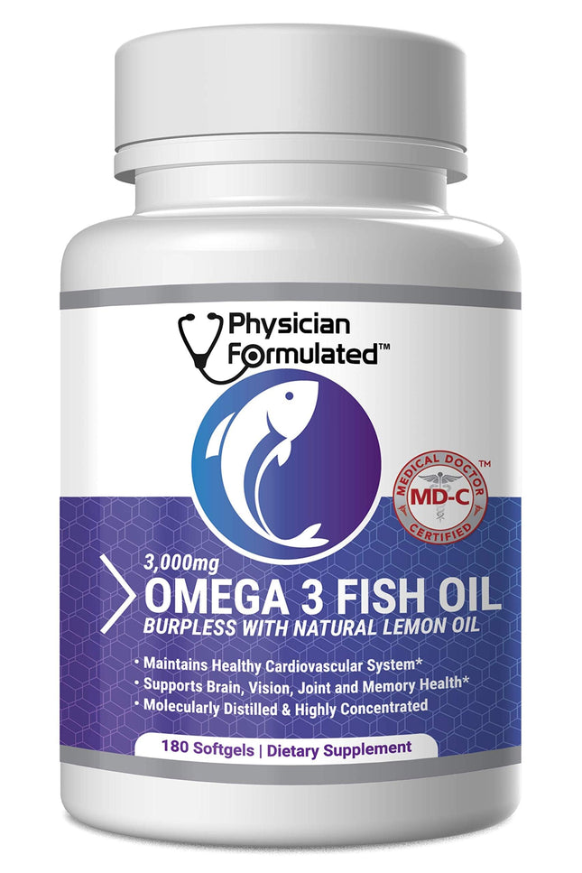 Physician Formulated Fish Oil Omega 3 3000mg per S