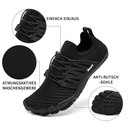 Racqua Swim Pool Water Shoes Quick Dry Aqua Sport Shoes Beach Surf Diving Walking Shoes for Men Women Navy EU46=UK 12