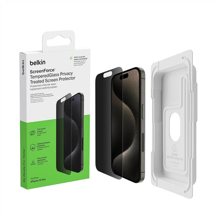 Belkin ScreenForce TemperedGlass Treated Privacy S