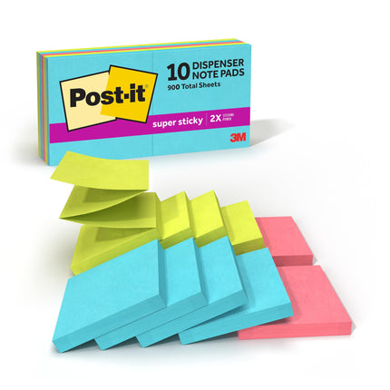Post-it Super Sticky Dispenser Pop-up Notes, 10 St