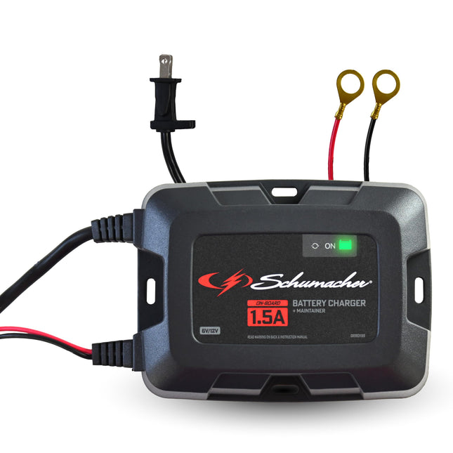Schumacher Electric On-Board Battery Charger and M
