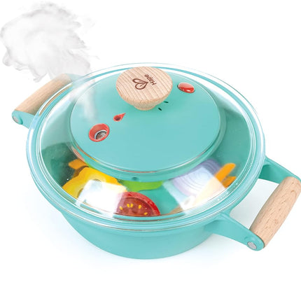 Hape Little Chef Cooking & Steam Playset, Kitchen Accessories for Creative Role Play, 3+ Years