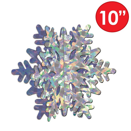 3-D Prismatic Snowflake Centrepiece