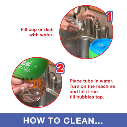 Little Kids FUBBLES NO Spill Funfiniti Bubble Machine | Blows One Hour of Non Stop Bubbles | Toy Set Includes 36oz of Non Toxic Refill Solution (99456E)