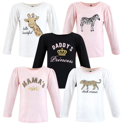 Hudson Baby Girls T-Shirts Unisex Long Sleeve Worl