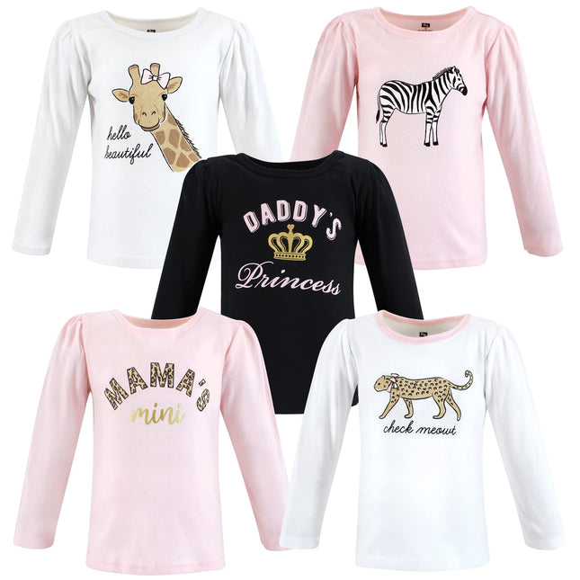 Hudson Baby Girls T-Shirts Unisex Long Sleeve Worl