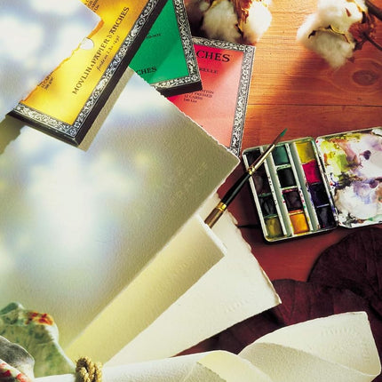 ARCHES - Pad Enc 26x36 12H Aquarelle 100% Satin 300g White Nat (A1795098)