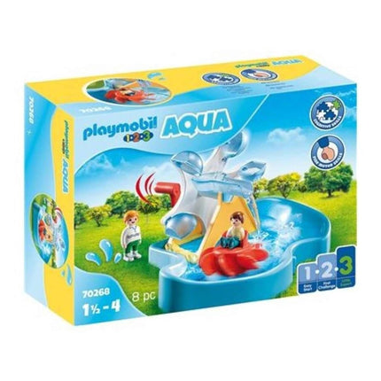 Playmobil 1.2.3 AQUA 70268 Water Wheel Carousel, f
