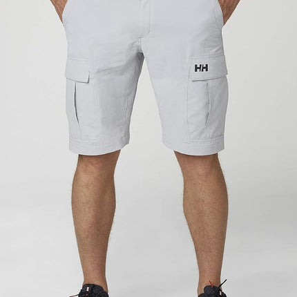 Helly Hansen Men's HH Quick-Dry Cargo Shorts, Grey Fog, 36