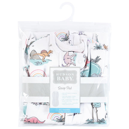 Hudson Baby Unisex Sleep Pod, 0-2 Months, Pink Dinosaur Adventures, 0-2 Months