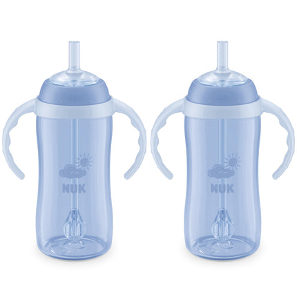 NUK Learner Straw Cup, 10 oz, 2-Pack - Toddler Cup