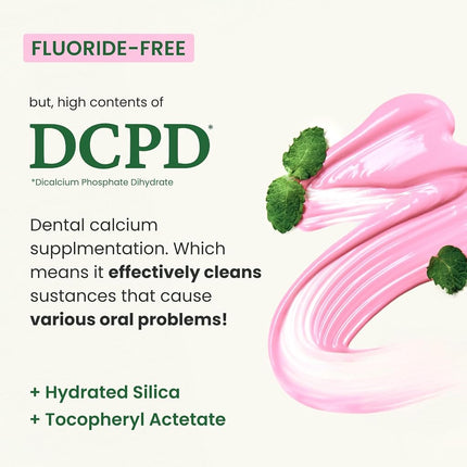 EUTHYMOL Original Toothpaste (3.7fl oz, Pack of 5) - Fluoride-Free Toothpaste for Sensitive Teeth & Gum. Bad Breath, Cavity Prevention, 12-Hour Long Lasting Freshness with Wintergreen.