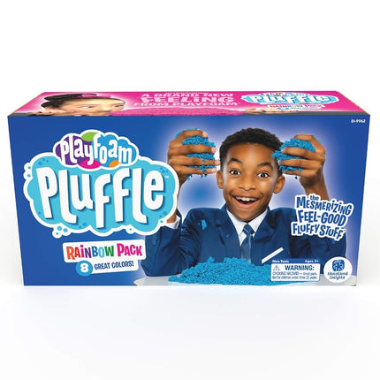 Educational Insights Playfoam Pluffle Rainbow Pack of 8 Colors: Non-Toxic, Sensory Play, Ages 3+