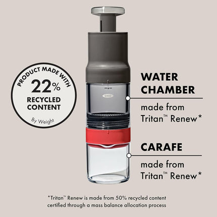 OXO Outdoor Rapid Brewer with Travel Bag