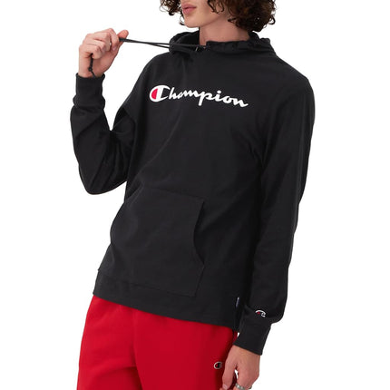 Champion Men's MIDDLEWEIGHT Hoodie Jacket, Black, Medium