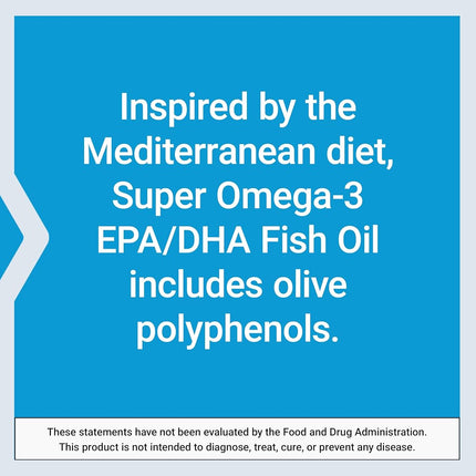 Life Extension Super Omega-3 EPA/DHA Withsesame Ligans and Olive Extract Softgels, 60 Count
