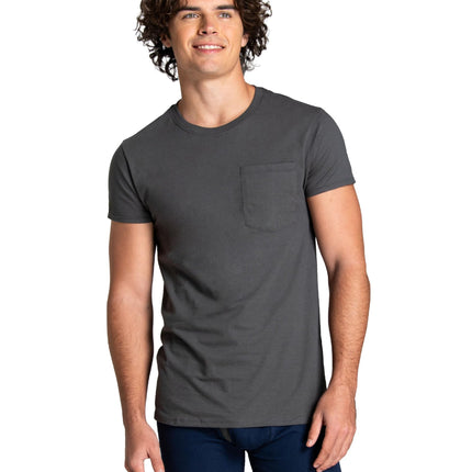 Fruit of the Loom Men's Pocket T-Shirt Multipack Underwear, Undershirt-6 Pack-Colors May Vary, XXL (Pack of 6)
