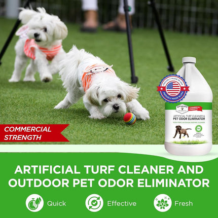 Stuart Pet Supply Artificial Turf Cleaner and Outdoor Pet Odor Eliminator Concentrate is Ideal for Yards, Artificial Grass and Patios, Great Yard Odor Eliminator for Dogs (Gal) 128 fl oz.