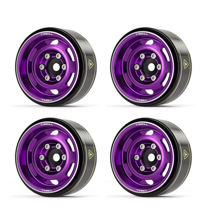 TREAL SCX24 Wheels 1.0'' Beadlock Wheels(4P) Vinat