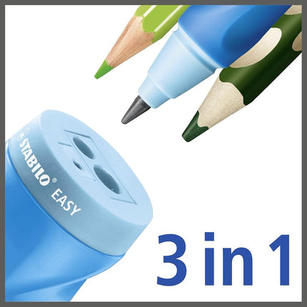 STABILO EASYsharpener - Ergonomic Container Sharpener - Right-Handed