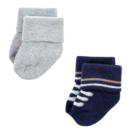 Hudson Baby Chaussettes nouveau-né et en tissu éponge en coton riche unisexe pour bébé, motif ours, 0-6 mois, lot de 12 ours, 0-6 mois