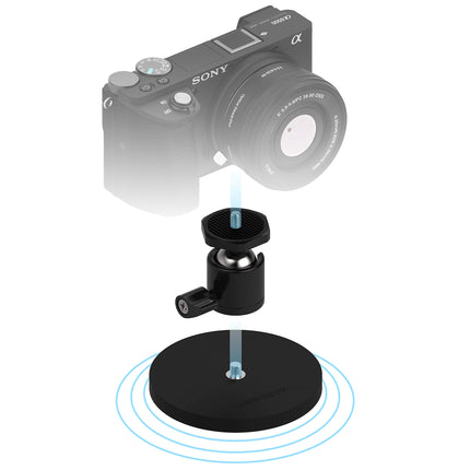 SABRENT Magnetic Camera Mount 88mm - 55KG with 360