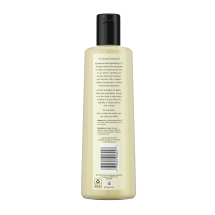 Neutrogena Lightweight Body Oil for Dry Skin, Sheer Moisturizer in Light Sesame Formula, 16 fl. oz