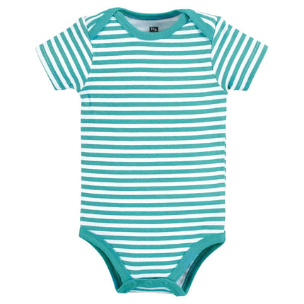 Hudson Baby Bodysuits de Algodón Unisex para Bebés, Personajes Marinos, 9-12 Meses, Personajes Marinos, 9-12 Meses