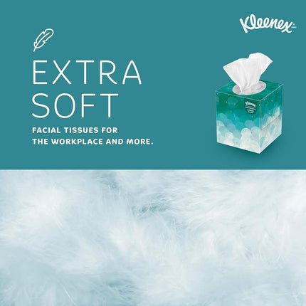 Pañuelos faciales KLEENEX* 21270 - 36 cubos x 95 hojas blancas, 2 capas