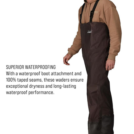 FROGG TOGGS Men's Rana II PVC Bootfoot Chest Wader, Felt, 9