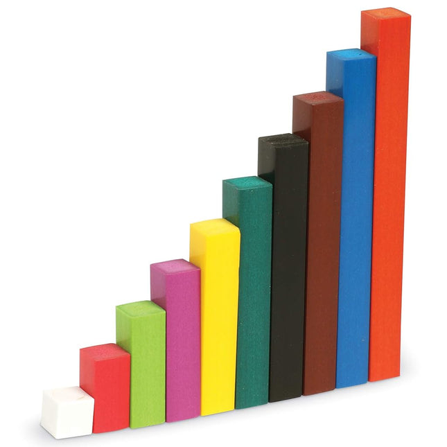 Learning Resources Cuisenaire Rods Wood Set with Activity Guide