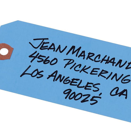 Avery Shipping Tags, Paper, 4.75 x 2.375 Inches, Blue, Pack of 1000 (12355)