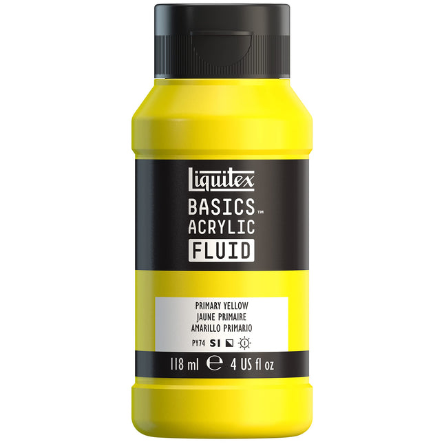 Liquitex BASICS Acrylic Fluid Paint, 118ml (4-oz) 
