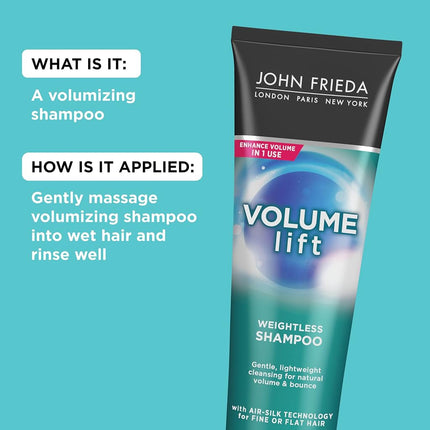 John Frieda Luxurious Volume Thickening Shampoo for Unisex-8.45-Ounce