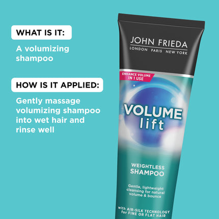 John Frieda Luxurious Volume Thickening Shampoo for Unisex-8.45-Ounce