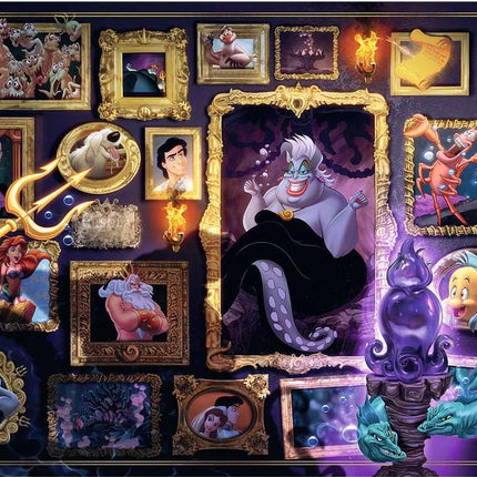 Ravensburger Disney Villainous Ursula Little Mermaid Jigsaw Puzzle for Adults and Kids Age 12 Years Up - 1000 Pieces
