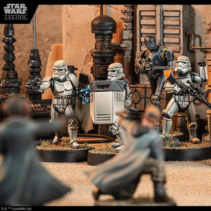 Atomic Mass Games Star Wars Legion Extension d'unité Escouade de Contrôle Anti-Émeute Impériale Jeu de société - 7 figurines