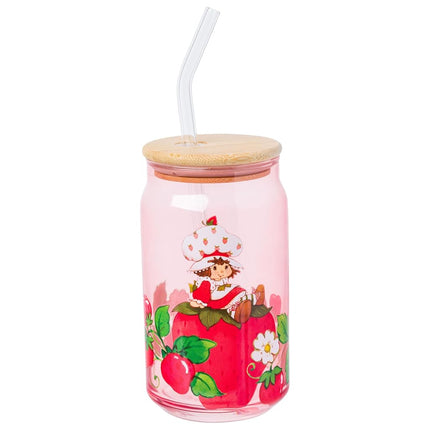 Silver Buffalo Strawberry Shortcake Vintage Glass 
