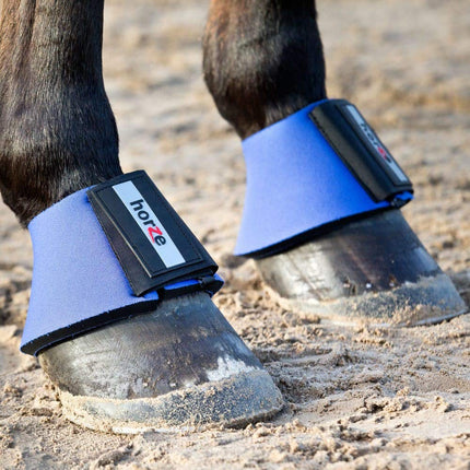 Horze ProBell Overreach Horse Boots, White, XXL