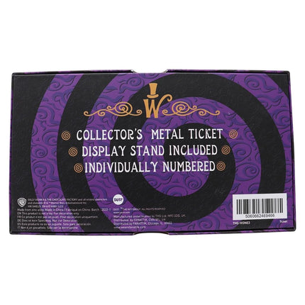 FANATTIK WILLY WONKA AND THE CHOCOLATE FACTORY - Collector's Edition Replica Golden Ticket