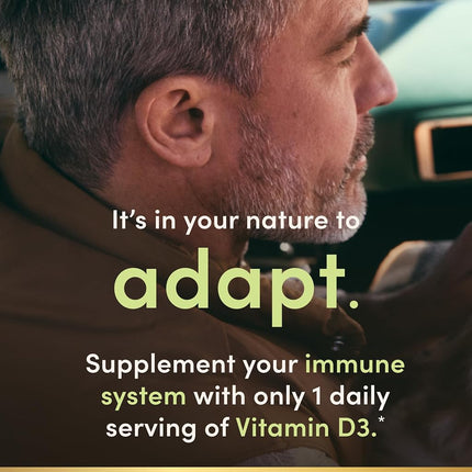 Nature's Bounty Vitamin D3 5000 IU, 150 Softgels