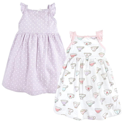 Robes en coton Hudson Baby pour bébés filles, Tea Party, 6-9 mois