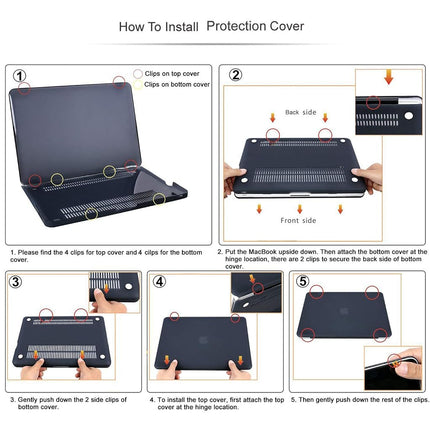 FFBOFFC Hard Case Compatible with MacBook Pro 15 inch 2015 2014 2013 2012 Release Model A1398 with Retina Display, Leather Crocodile Print Laptop Shell Case Cover & Keyboard Skin, Black
