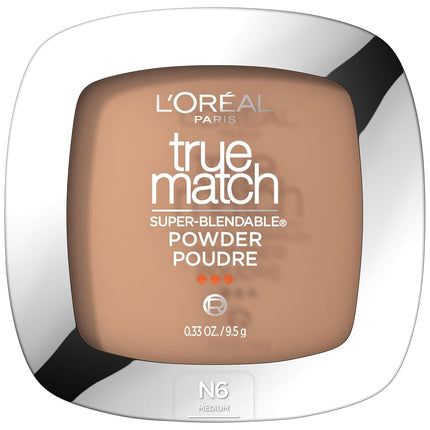 L'Oreal True Match Super-Blendable Powder, Honey Beige / Beige Miel N6, 0.30 Ounce