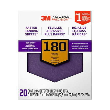 3M 26180CP-P-G 180 Grit Pro Grade No-Slip Grip Adv