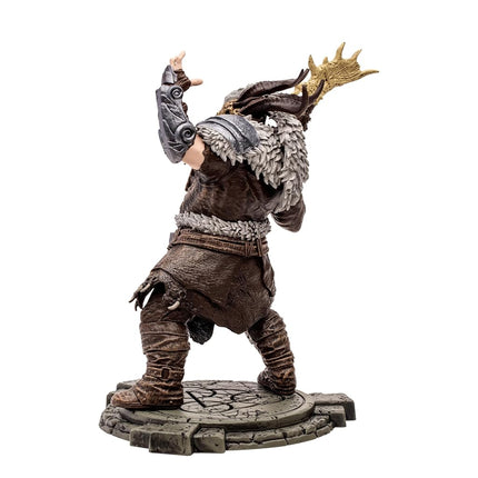 McFarlane Toys Diablo IV Landslide Druid 1:12 Scale Posed Figure with Interchangeable Head and Hand, 3 Weapons, Display Base, and Mystery Weapon - Channel the Fury of Nature