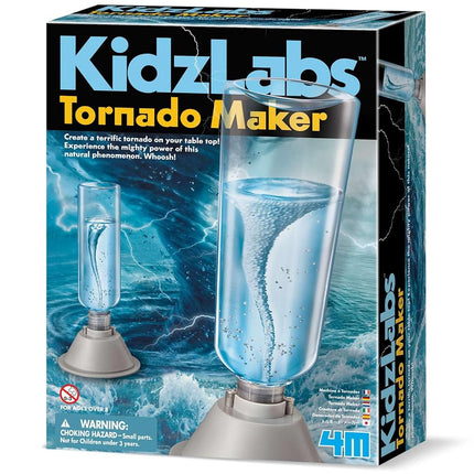 4M KidzLabs Tornado Maker Kit, Build Your Own Spinning Water Vortex