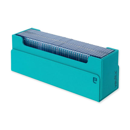 Vault X Card Storage Box Magnetic Lid Dividers Exo-Tec (Teal)