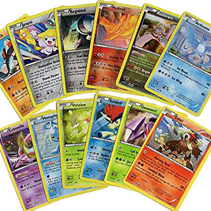 Legendary & Mythical Pokemon 12 Cards Lot - Includes Rares & Holos - Collection Bundle Gift Set